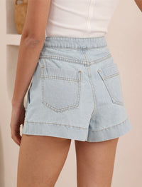 Thumbnail for Indi Denim Shorts - Lite Blue