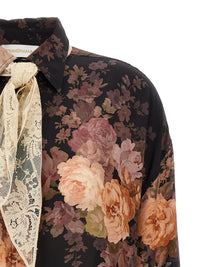 Thumbnail for Zimmermann Illustration Lace Scarf Shirt