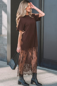 Thumbnail for Betty Lace Maxi - Chocolate
