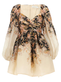 Thumbnail for Zimmermann Illustration Draped Mini Dress