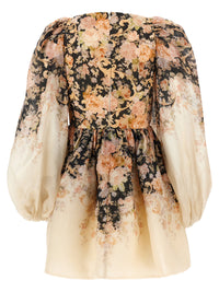Thumbnail for Zimmermann Illustration Draped Mini Dress
