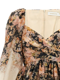 Thumbnail for Zimmermann Illustration Draped Mini Dress