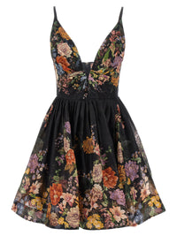 Thumbnail for Zimmermann Pavilion V Neck Mini Dress