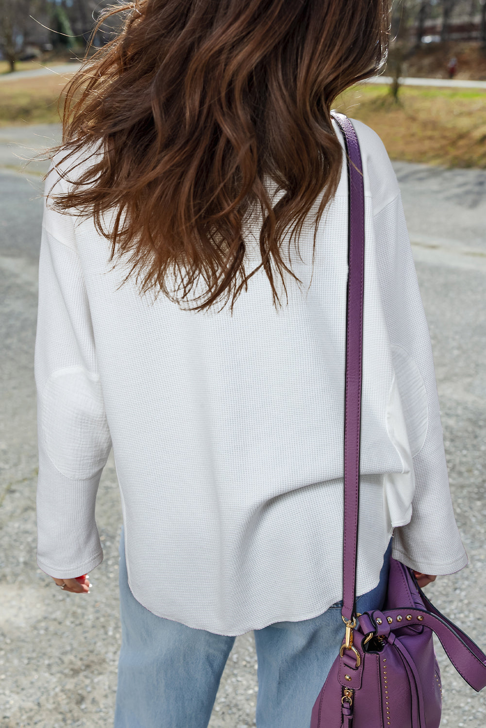 Aria Knit Top - White