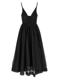 Thumbnail for Zimmermann Illustration V Neck Midi Dress