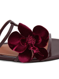 Thumbnail for Zimmermann Orchid Leather Flat Sandals