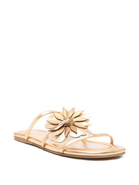 Thumbnail for Zimmermann Belara Leather Slide Sandals