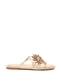 Thumbnail for Zimmermann Belara Leather Slide Sandals