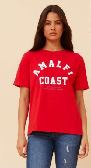 Amalfi Tee - Red