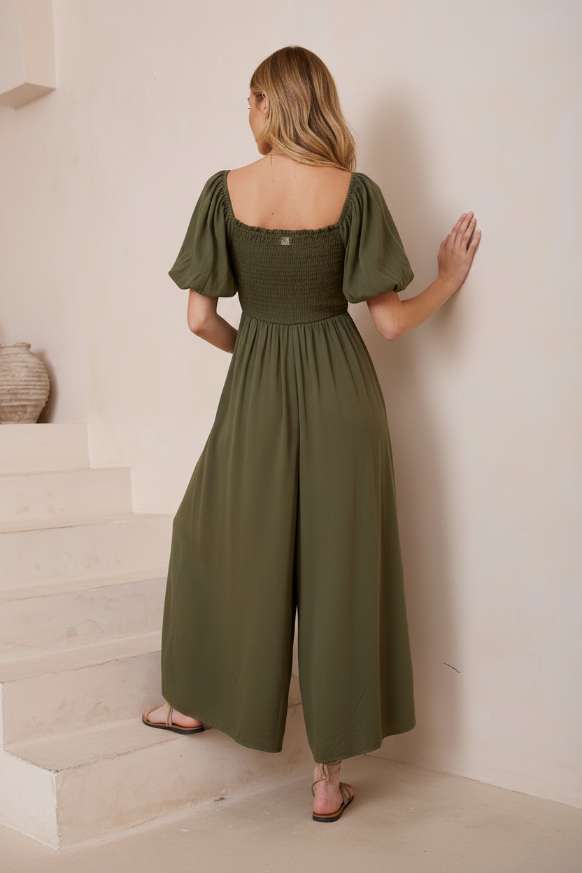 Faye  Jumpsuit - Olive