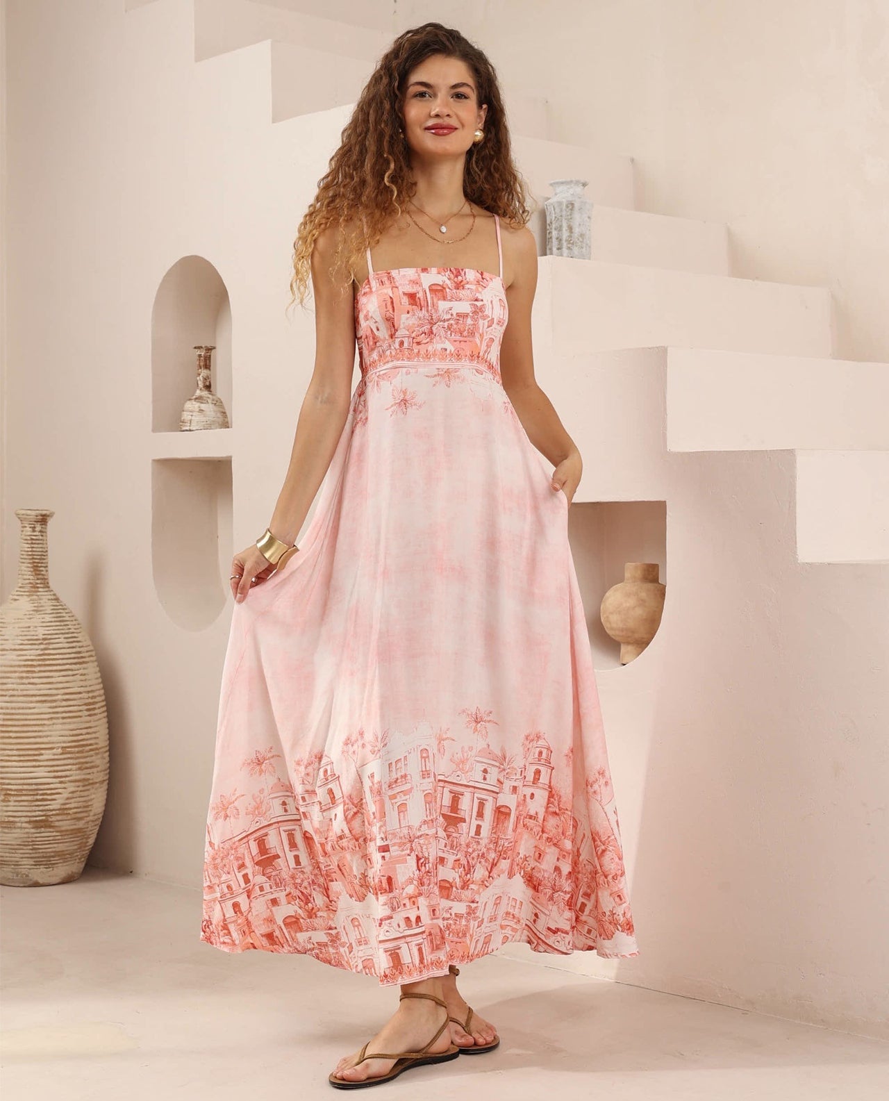 Airlie Maxi Dress - Desert Pink