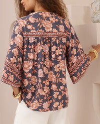 Thumbnail for Pini Blouse - Charcoal