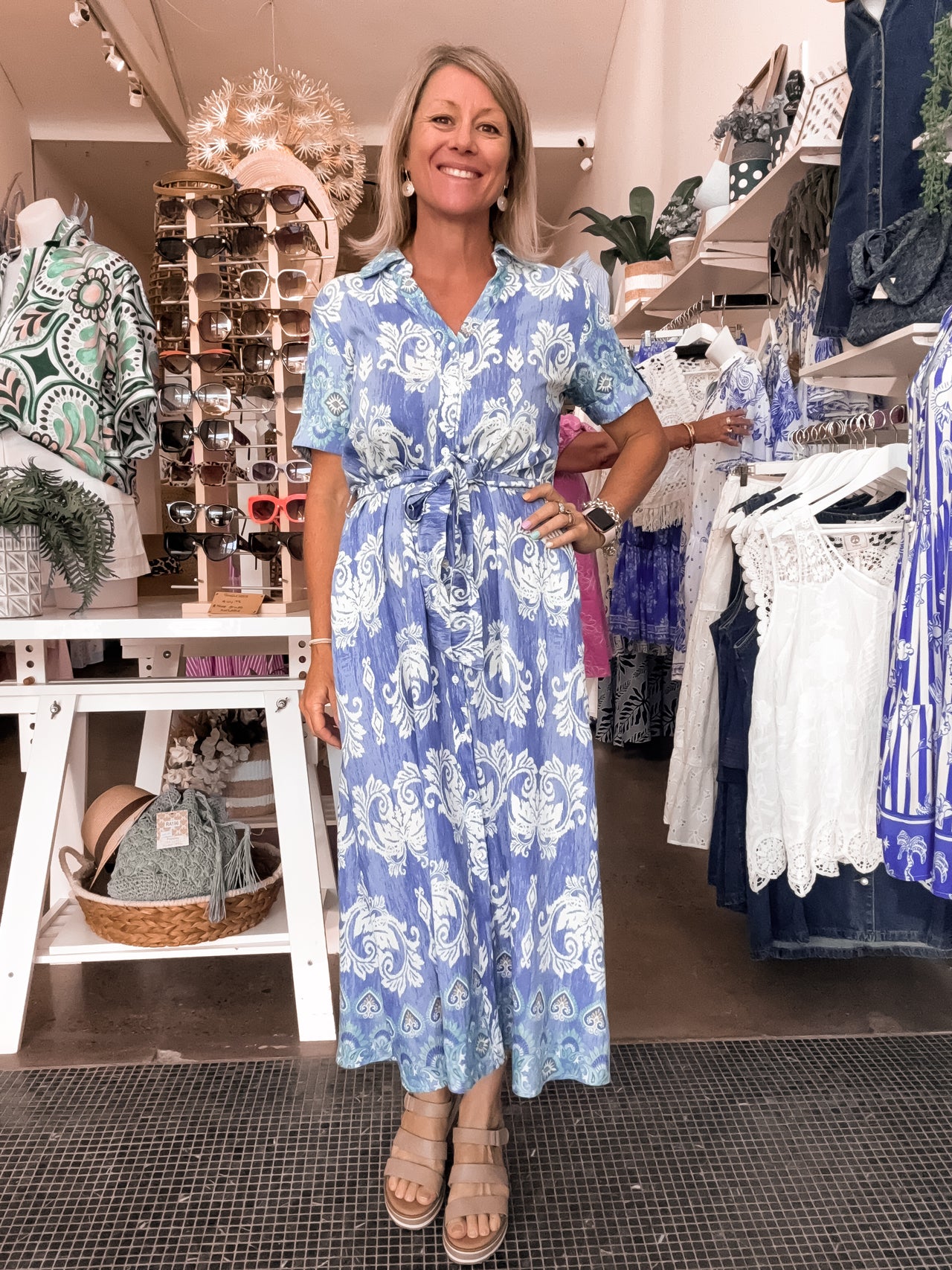 Demi Shirt Dress - Denim