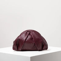 Thumbnail for Croc Clutch Bag - Mulberry