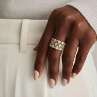 Thumbnail for Honeycomb Crystal Power Ring
