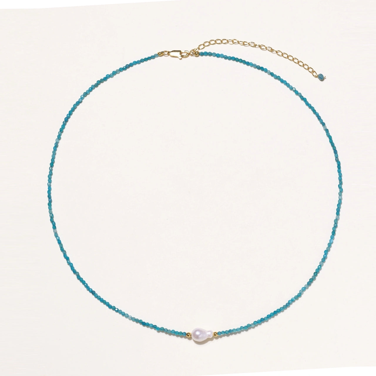 Apatite Dreams Pearl Necklace