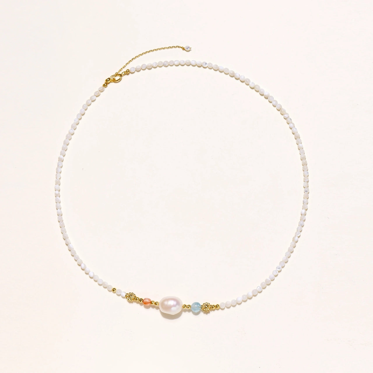 Pearl Garden Beaded Necklace
