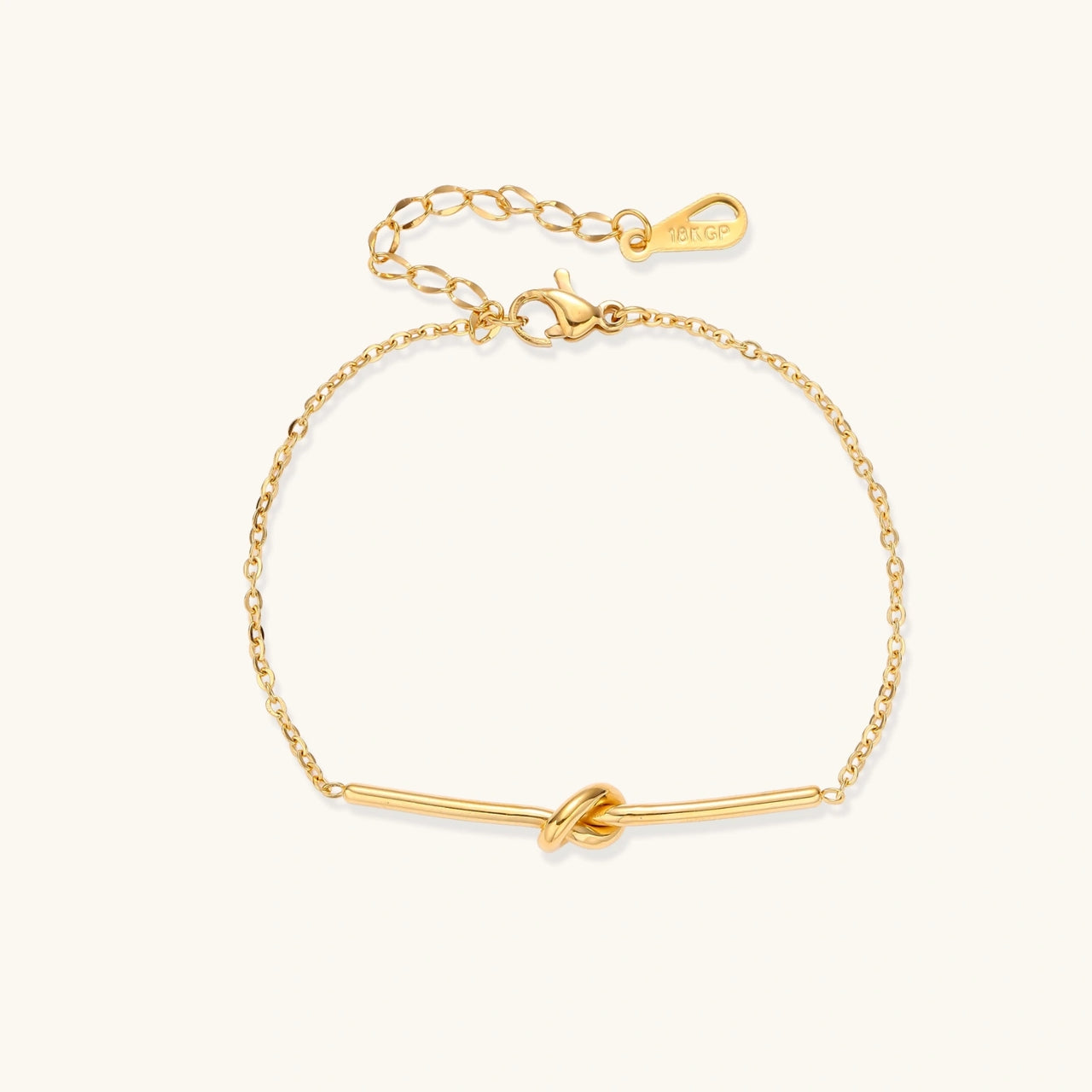 Twisted Knot Bar Bracelet