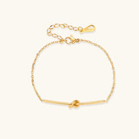 Thumbnail for Twisted Knot Bar Bracelet