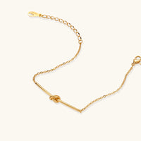 Thumbnail for Twisted Knot Bar Bracelet