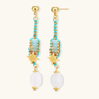 Thumbnail for Starlight Cascade Earrings - Gold