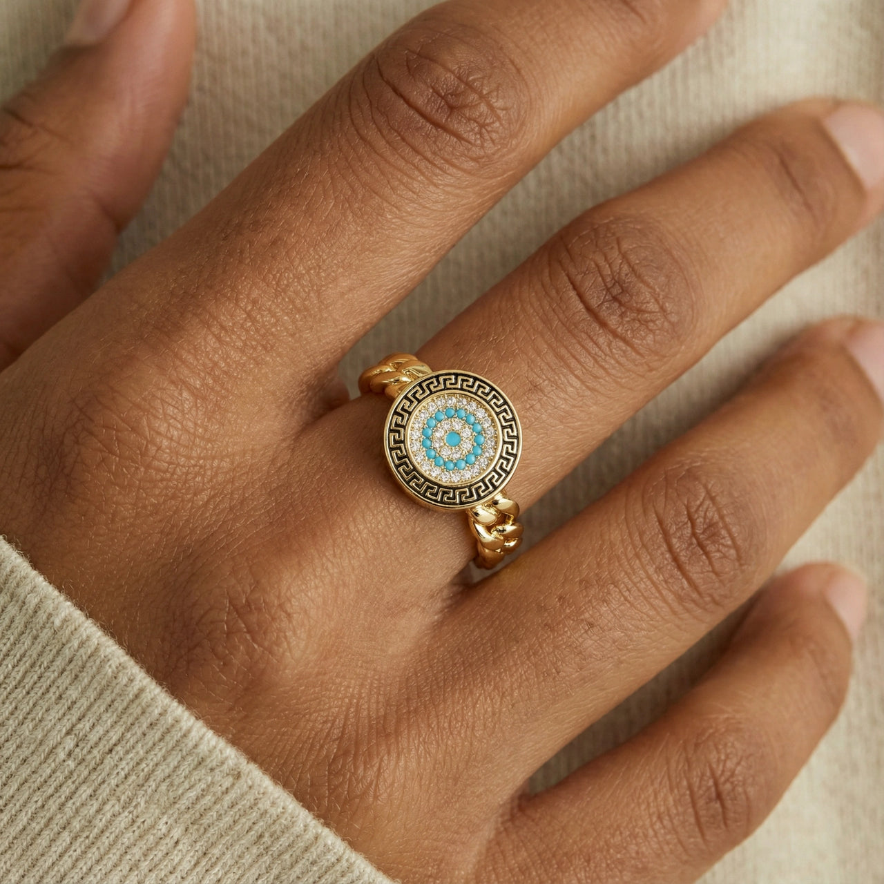 Medusa Guardian Ring - Gold