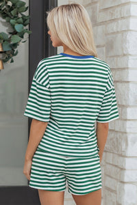 Thumbnail for Posy Stripe Set - Green