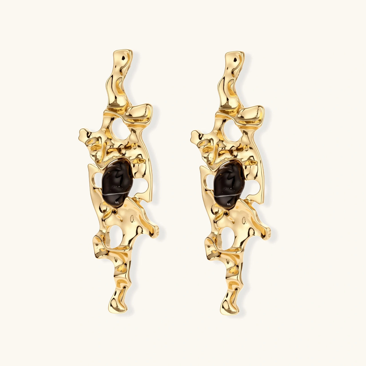 Liquid Gold Flow Earrings