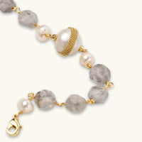 Thumbnail for Baroque Pearl Crystal Bracelet