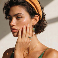 Thumbnail for Starlight Cascade Earrings - Gold