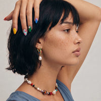Thumbnail for Baroque Luxe Hoops - Gold