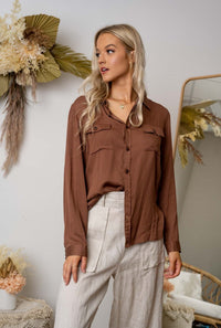 Thumbnail for Capali Shirt - Chocolate
