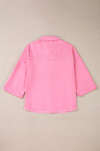 Thumbnail for Pearl Shacket - Pink