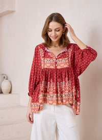 Thumbnail for Lavinia Top - Bohemian
