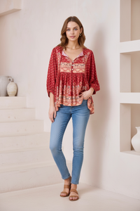 Thumbnail for Lavinia Top - Bohemian