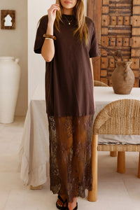 Thumbnail for Betty Lace Maxi - Chocolate