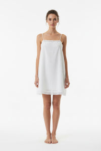 Thumbnail for Sibella Cotton Dress -  White