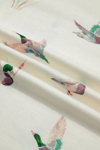 Thumbnail for Beige Mallard Print Western Style Tank Top