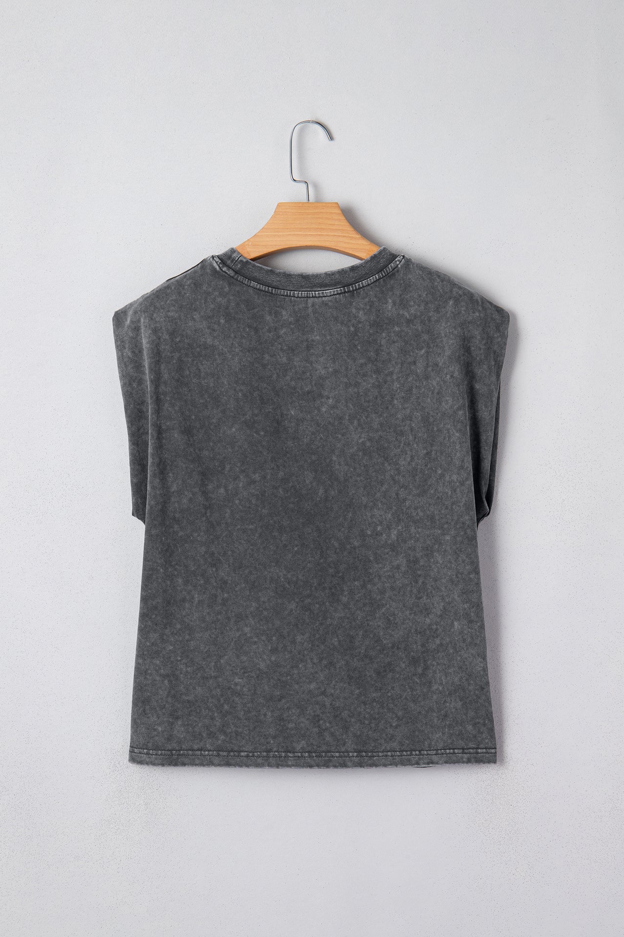 Stella Stone Wash Tank - Charcoal