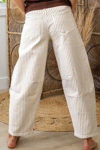 Thumbnail for Violet Stripe Jean - Mustard