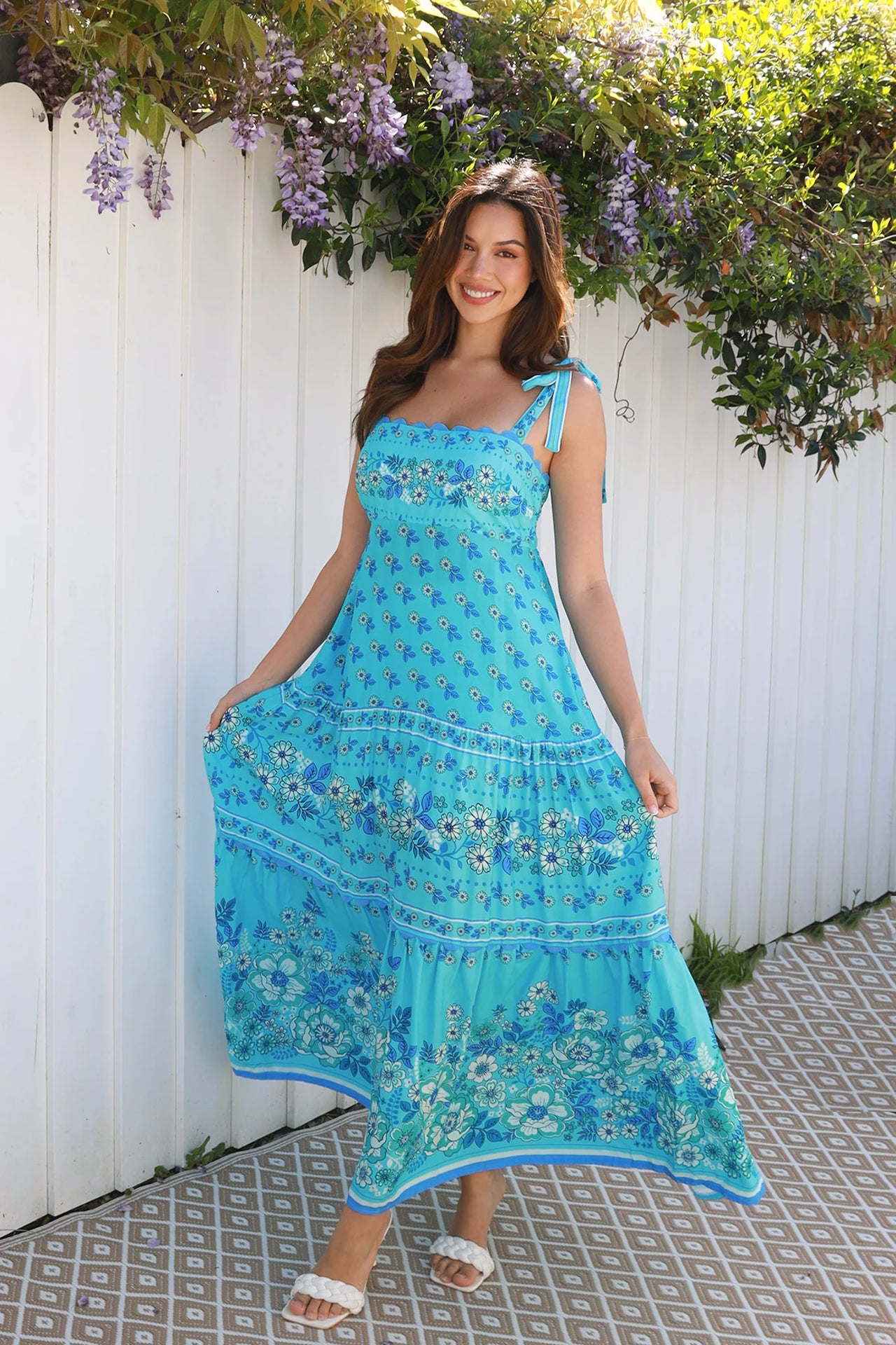 Mimi Maxi- Blue Print