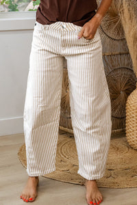 Thumbnail for Violet Stripe Jean - Mustard