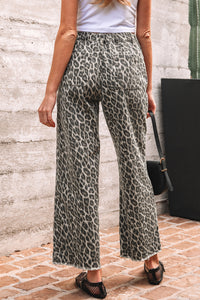 Thumbnail for Yandi Jeans - Leopard Print