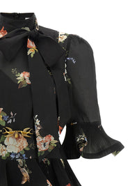 Thumbnail for Zimmermann Pleated Sleeved Dress