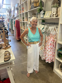 Thumbnail for Marina Cotton Pant  -White