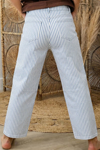 Thumbnail for Violet Stripe Jean - Blue
