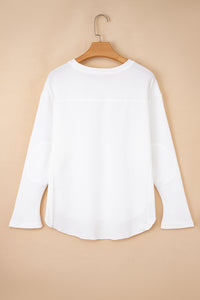 Thumbnail for Aria Knit Top - White