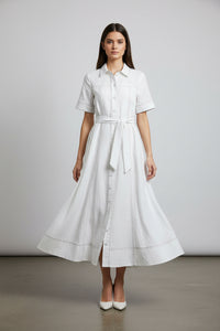 Thumbnail for Colette Midi Dress - White