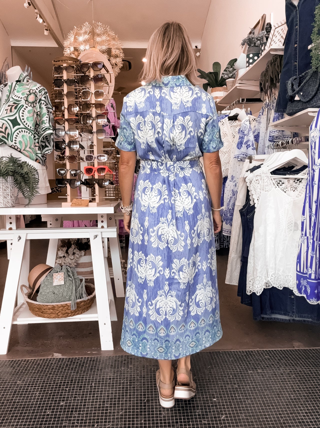 Demi Shirt Dress - Denim
