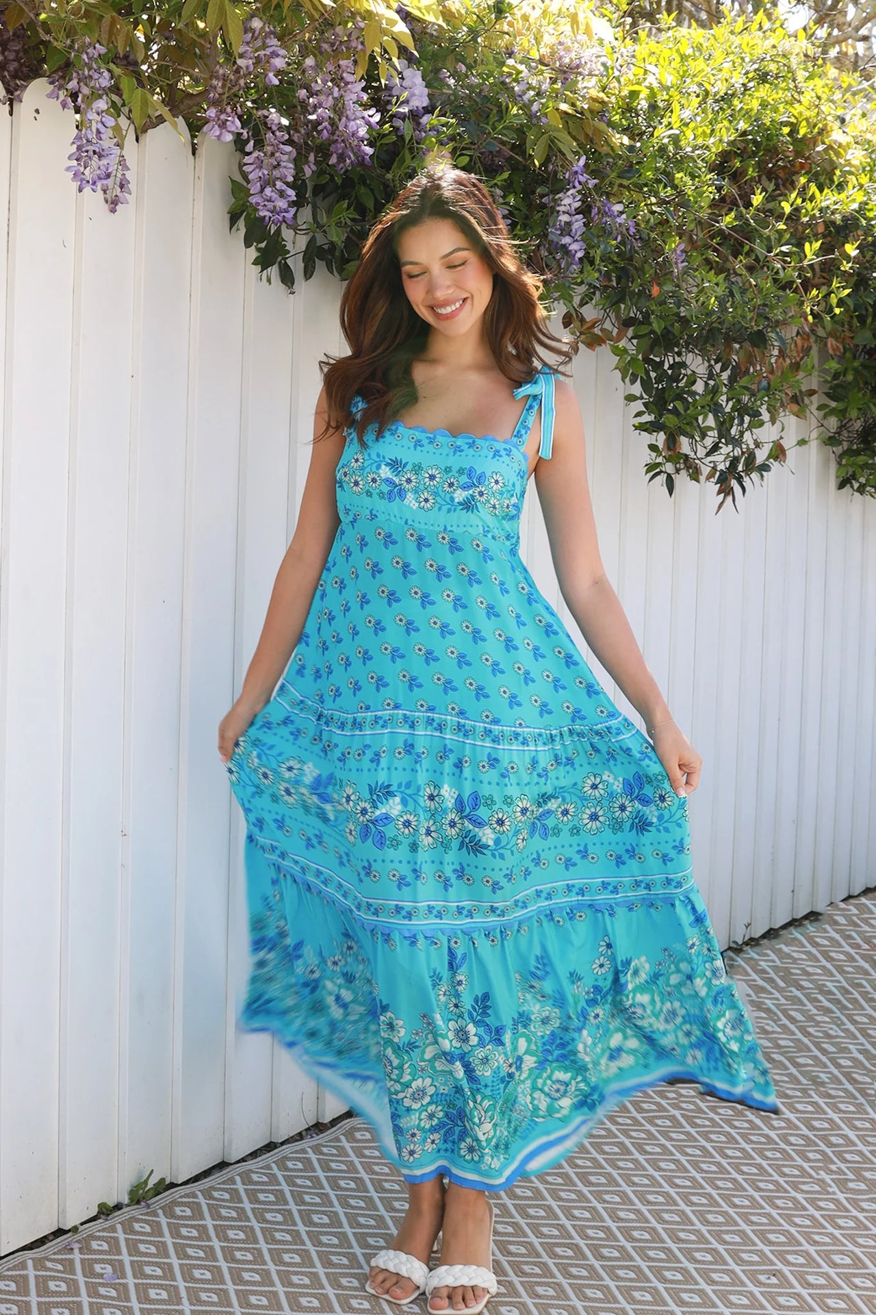 Mimi Maxi- Blue Print